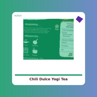 Chili Dulce - Yogi Tea - tienda vegana online