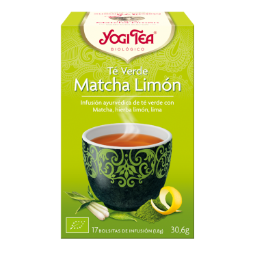 Té verde Matcha Limón - Yogi Tea - tienda vegana online
