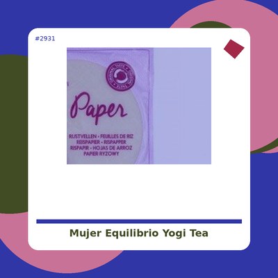 Mujer Equilibrio - Yogi Tea
