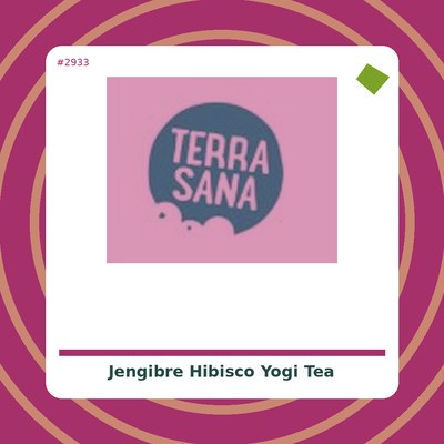 Jengibre Hibisco - Yogi Tea - tienda vegana online
