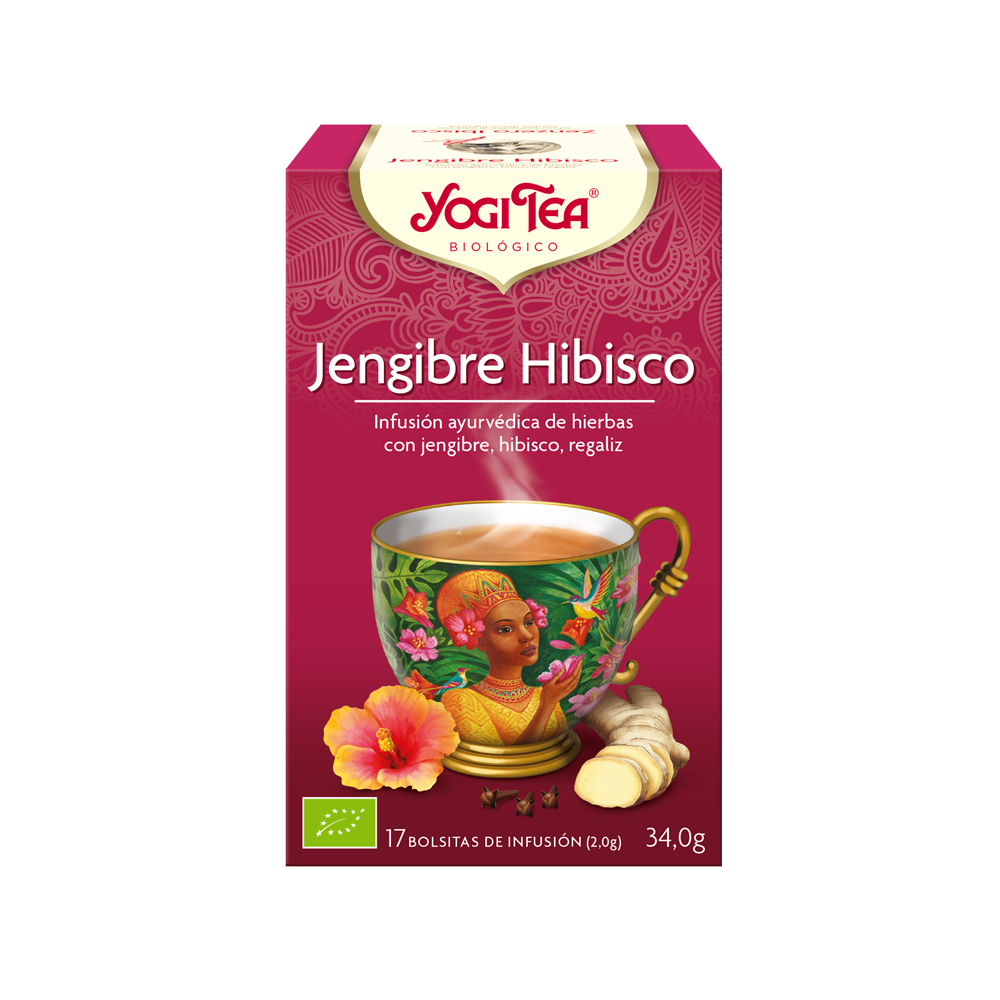 Jengibre Hibisco de Yogi Tea - Comprar Online ✓