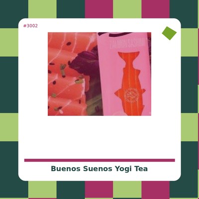 Buenos Sueños - Yogi Tea - tienda vegana