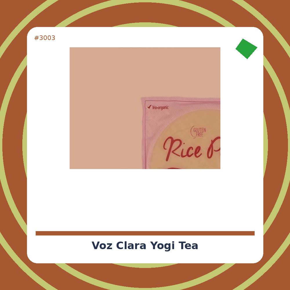 Voz Clara - Yogi Tea - tienda vegana online