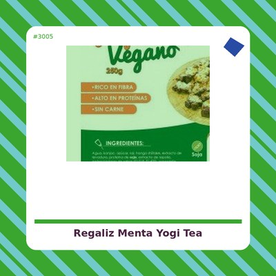 Regaliz Menta - Yogi Tea - tienda vegana online
