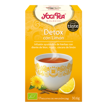 Detox con Limón - Yogi Tea -tienda vegana online