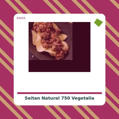 Seitán Natural 750 g. - Vegetalia - tienda vegana online