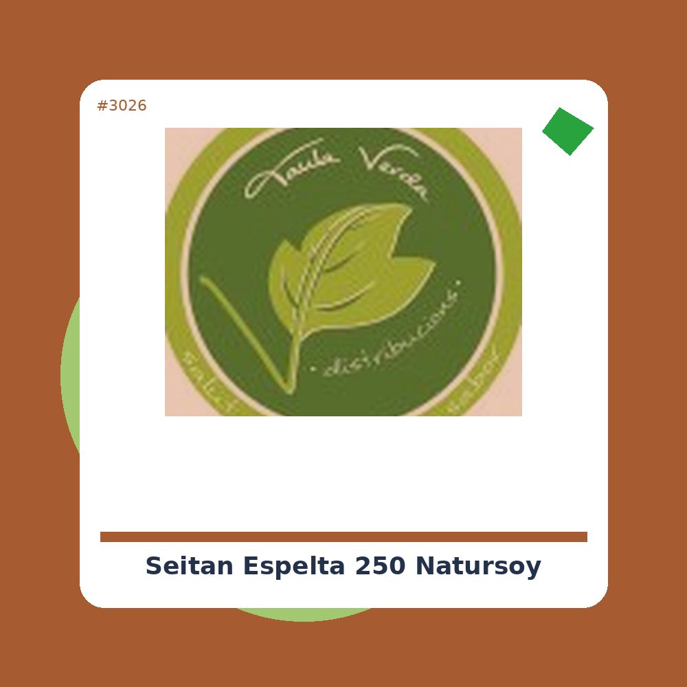 Seitán de Espelta 250 g. - Natursoy - tienda vegana online