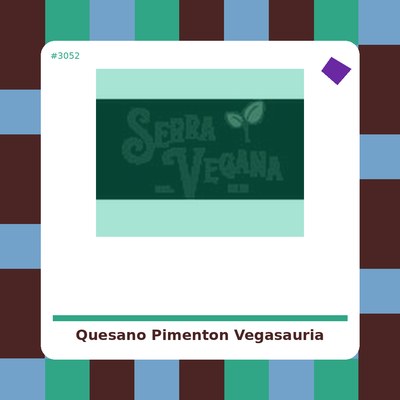 Quesano Verato al Pimentón - Vegasauria - tienda vegana online