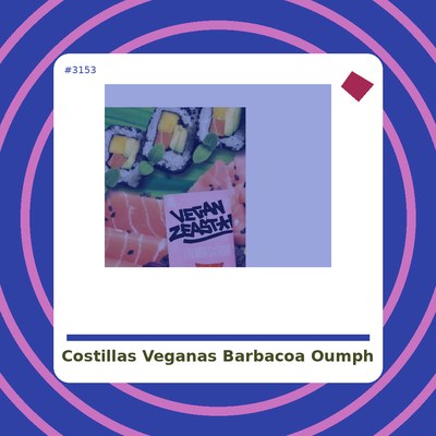 Costillas veganas a la Barbacoa - Oumph! - tienda vegana online