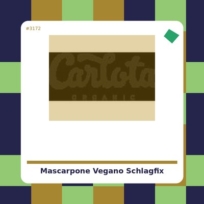 Mascarpone Vegano - Schlagfix - tienda vegana online