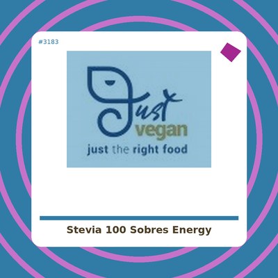 Stevia 100 sobres - Energy Fruits - tienda vegana online