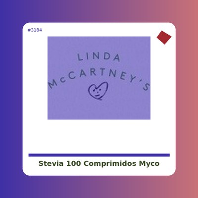 Stevia 100 comprimidos - MyCo Natur - tienda vegana online