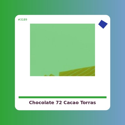 Chocolate 72 % Cacao - Torras - tienda vegana online