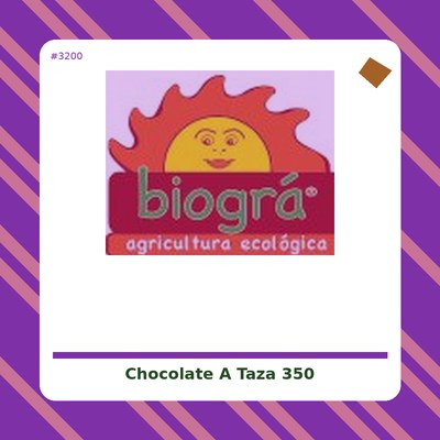 Chocolate a la taza 350 g. - Alternativa 3 - tienda vegana online