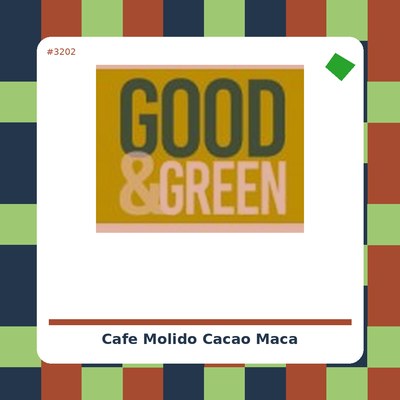 Café molido con Cacao y Maca 125 g. - Alternativa 3 - tienda vegana online