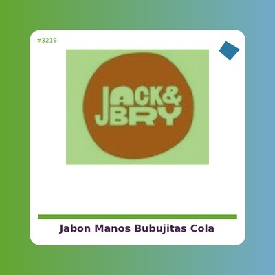 Jabón de Manos Bubujitas Cola - Laboratorios SyS - tienda vegana online