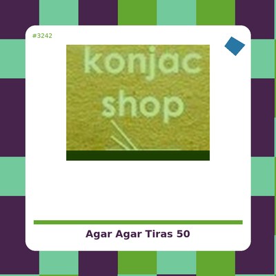 Alga Agar Agar en tiras 50 g. - Algamar - tienda vegana online