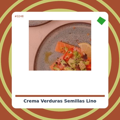 Crema de Verduras con semillas de Lino 450 g. - Carlota - tienda vegana online