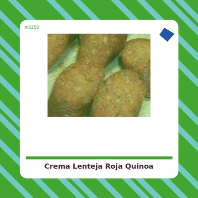 Crema de Lenteja Roja y Quinoa 450 g. - Carlota - tienda vegana online