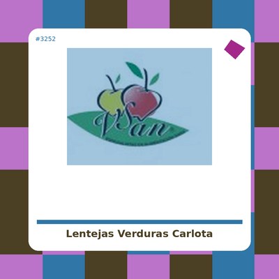 Lentejas con verduras 720 g. - Carlota - tienda vegana online