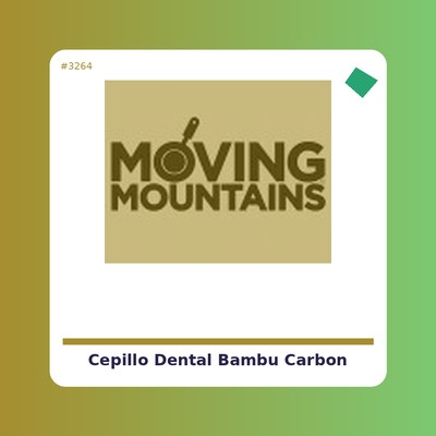 Cepillo Dental Bambú Carbón - Nordics - tienda vegana online