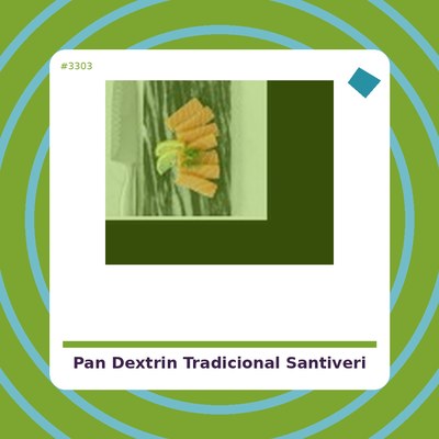 Pan Dextrín tradicional 300 g. - Santiveri- tienda vegana online