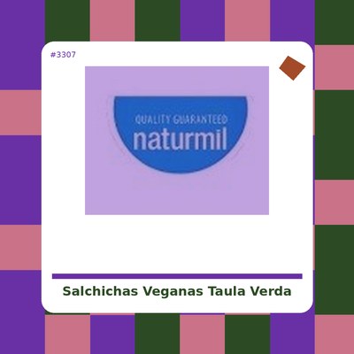 Salchichas veganas...