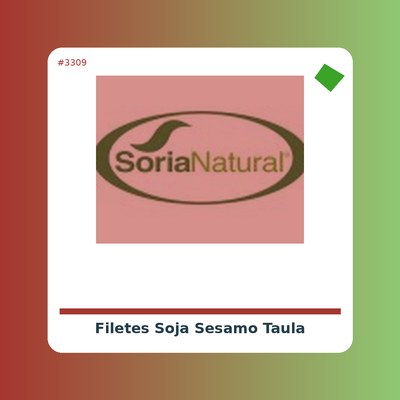 Filetes de Soja y Sésamo - Taula Verda- tienda vegana online
