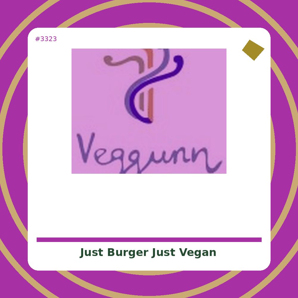 Just Burger - Just Vegan - tienda vegana online