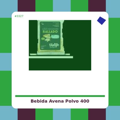 Bebida de Avena en polvo 400 g. - AveBin - tienda vegana online