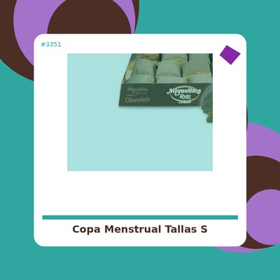 Copa Menstrual Tallas S, M, L - Masmi - tienda vegana online