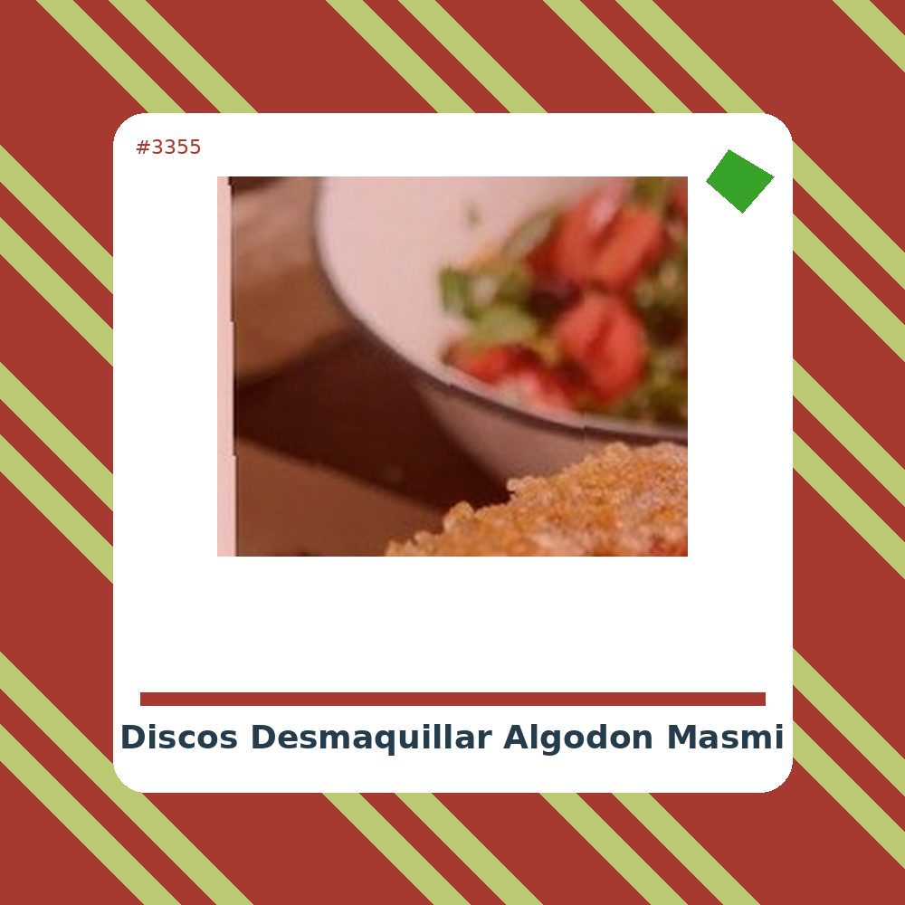Discos desmaquillar algodón - Masmi - tienda vegana online