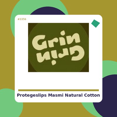 Protegeslips - Masmi Natural Cotton - tienda vegana online