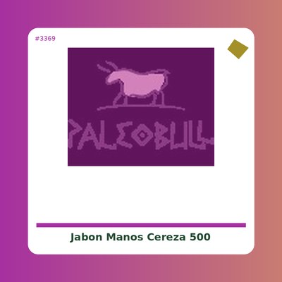 Jabón de manos de Cereza - Laboratorios SyS - tienda vegana online