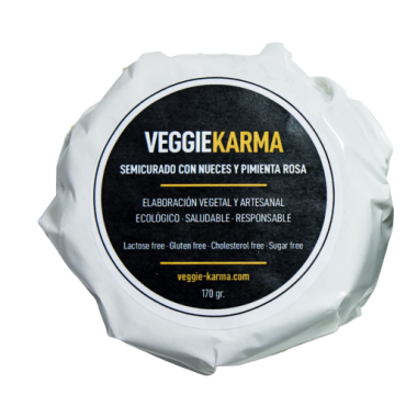 Queso  semicurado veggie Karma con nueces tienda vegana online