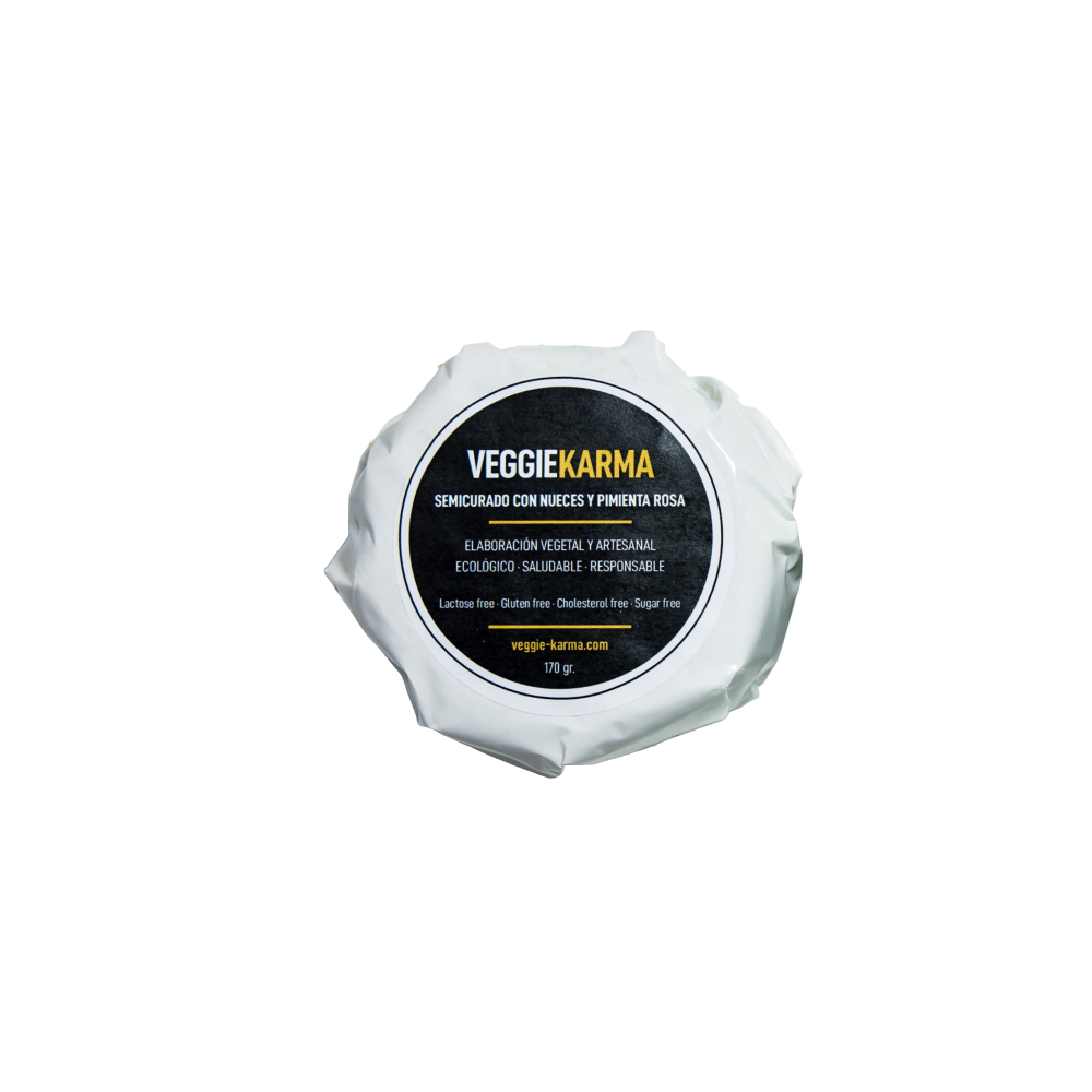 Queso  semicurado veggie Karma con nueces tienda vegana online