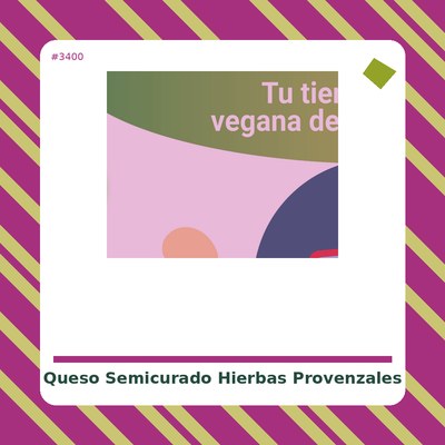 Queso Vegano Semicurado con...