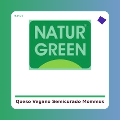 Queso Semicurado - Mommus - tienda vegana online