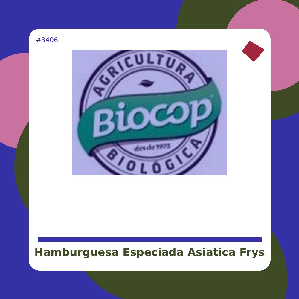 Hamburguesa Especiada Asiática - Fry´s -tienda vegana online