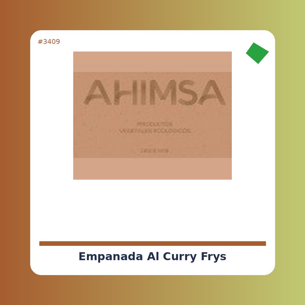 Empanada al Curry - Fry´s - tienda vegana online