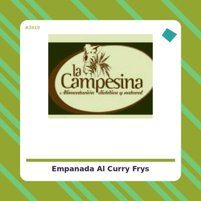 Empanada al Curry - Fry´s - tienda vegana online
