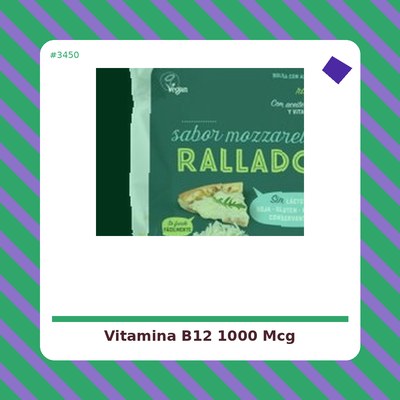 Vitamina B12 1000 mcg como...