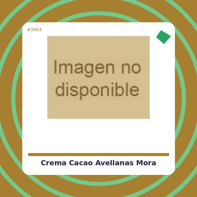 Crema de Cacao y Avellanas con Mora - Ambrosía - tienda vegana online