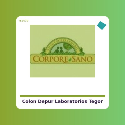 Colon Depur - Laboratorios Tegor - tienda vegana online
