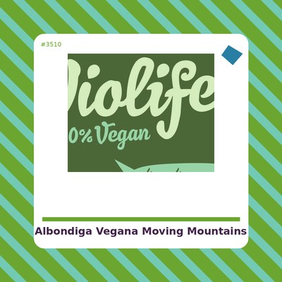 Albóndiga Vegana - Moving Mountains - tienda vegana online