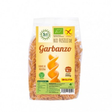 Fusilli de Garbanzo - Sol Natural - tienda vegana online