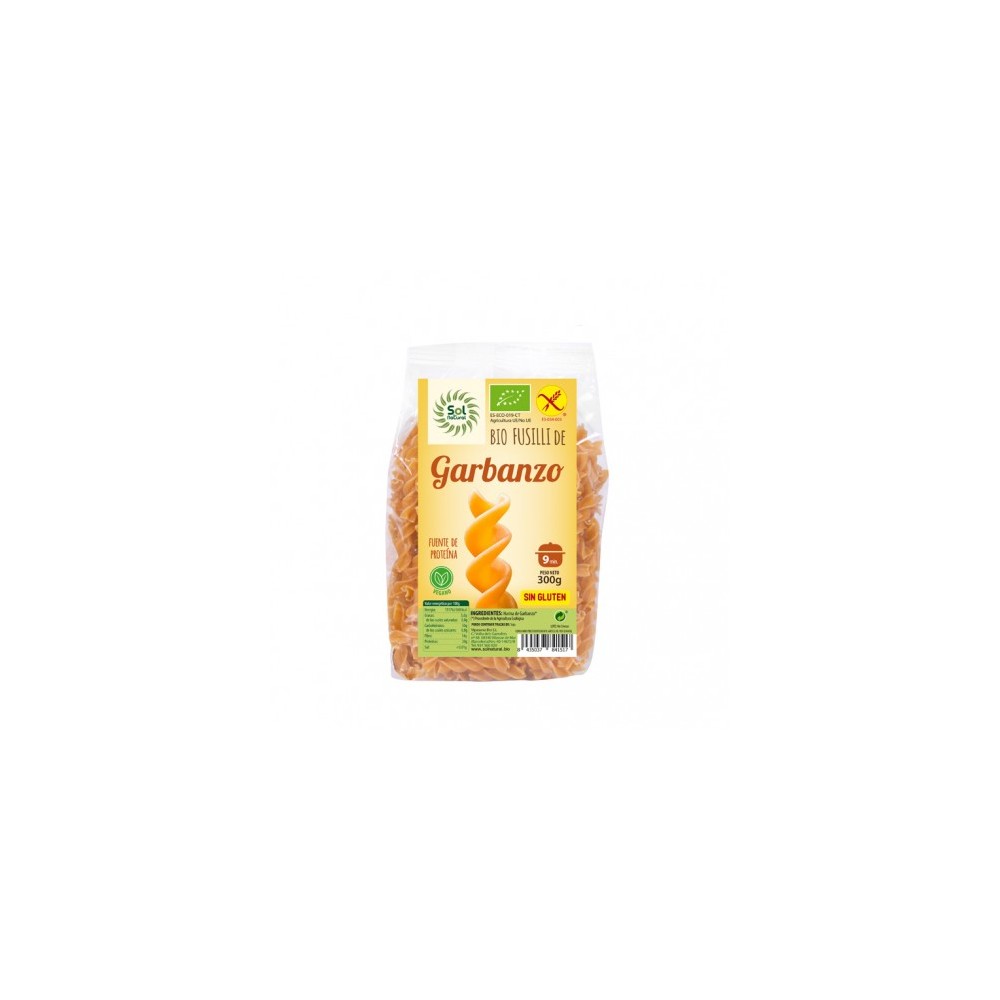 Fusilli de Garbanzo - Sol Natural - tienda vegana online