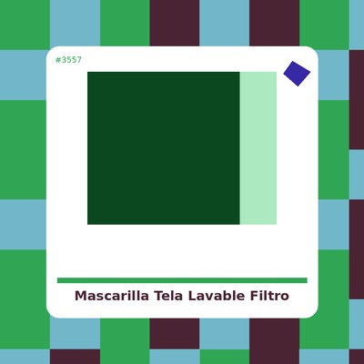 Mascarilla de tela lavable, con filtro Arcoiris Lila - Hilo Mandarina - tienda vegana online