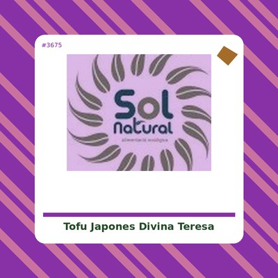 Tofu Estilo Japonés - Divina Teresa - tienda vegana online