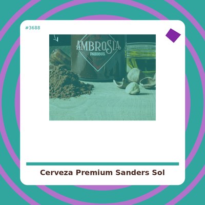 Cerveza Premium Sander´s - Sol Natural - tienda vegana online